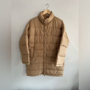 Thread & Supply Tan Puffer Coat